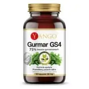 YANGO Gurmar GS4 (75% kwasów gymnemowych) 60 Kapsułek wegetariańskich