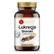YANGO Lukrecja zawartość glicyryzyny ≤ 6% (Stawy i kości) 60 Kapsułek wegetariańskich