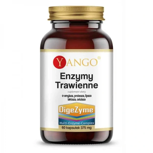 YANGO Digestive Enzymes 60 Vegan Capsules