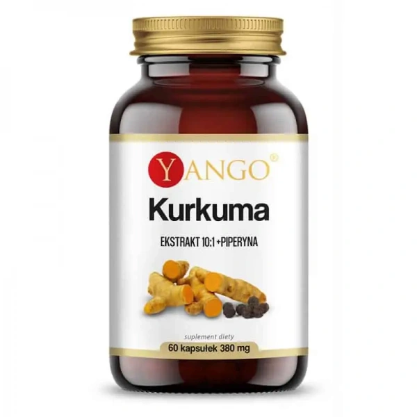 YANGO Kurkuma ekstrakt - 60 kapsułek wegetariańskich