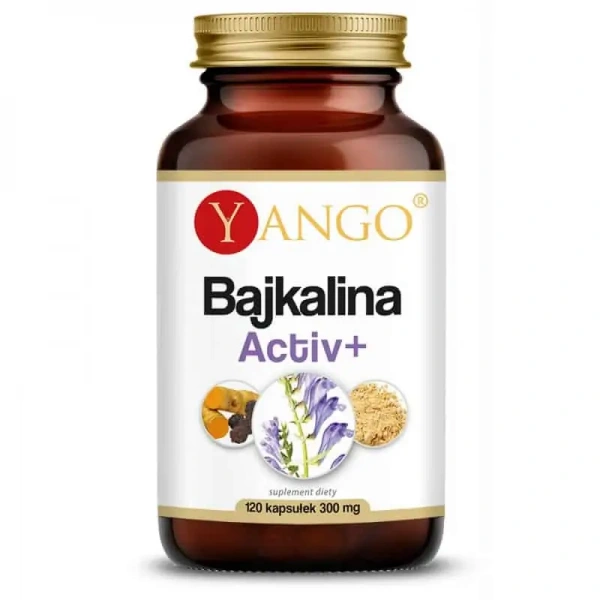 YANGO Bajkalina Activ + (Baikal Skullcap) 120 vegetarian capsules