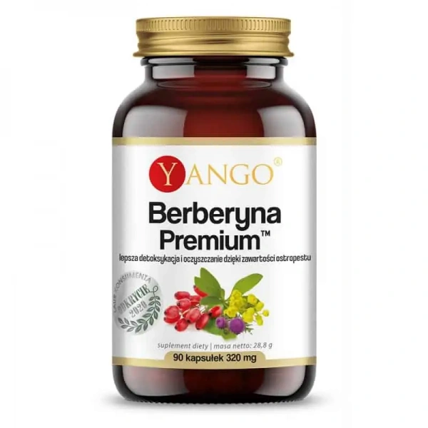 YANGO Berberine Premium (Body Cleansing) 90 Vegetarian Capsules