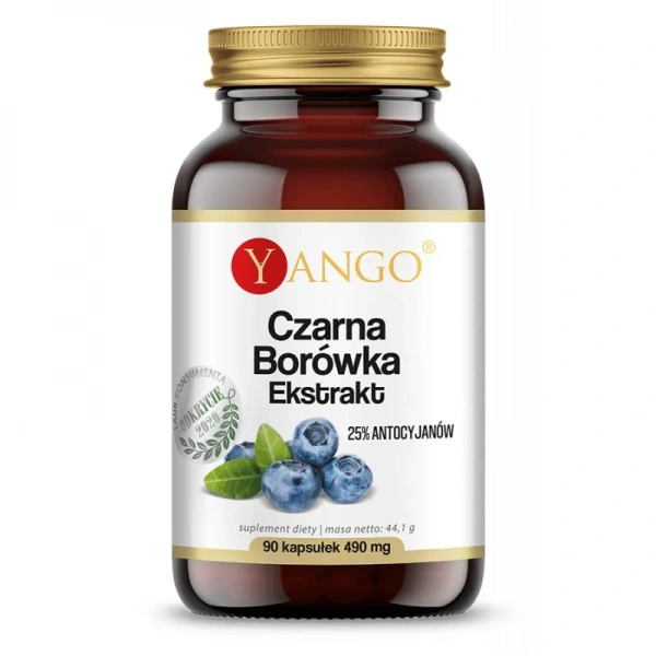 YANGO Bilberry - Extract - 90 vegetarian capsules