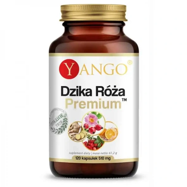 YANGO Rosehip Premium (Natural Source of Vitamin C) 120 Capsules