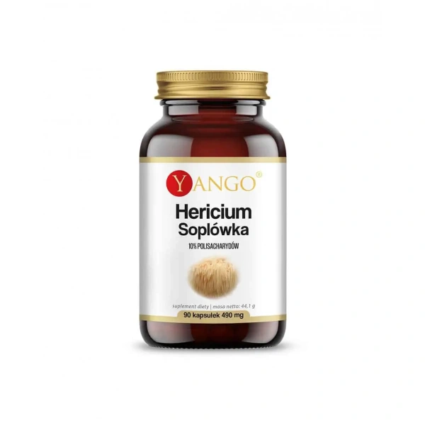 YANGO Hericium (10% Polysaccharide Extract) 90 Vegan Capsules