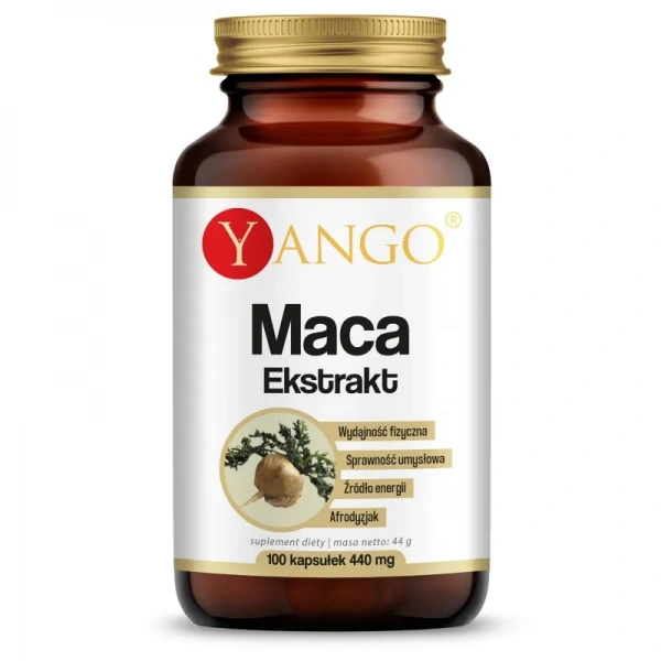 YANGO Maca root extract - 100 vegetarian caps