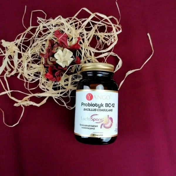 YANGO Probiotyk BC-12 (Bacillus Coagulans) 30 Kapsułek wegetariańskich