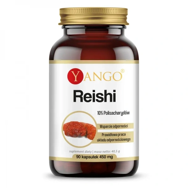 YANGO Reishi - 10% polysaccharides extract - 90 vegetarian caps