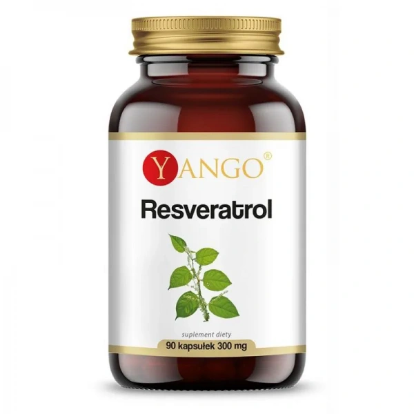 YANGO Resveratrol 300mg (Resweratrol) 90 kapsułek wegetariańskich