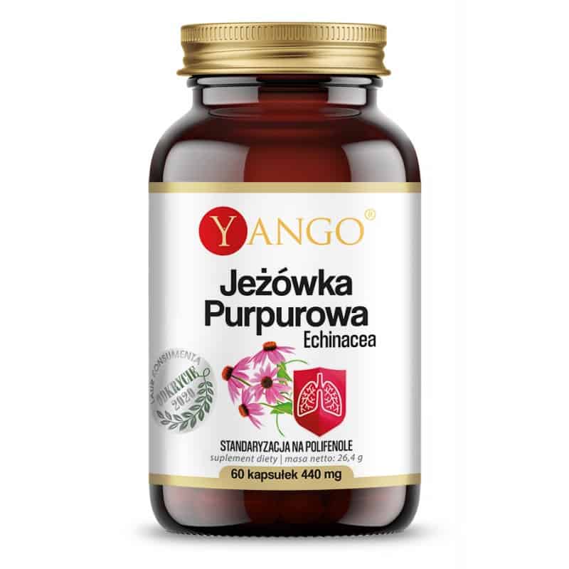 YANGO Jeżówka Purpurowa (Echinacea) 60 Kapsułek wegetariańskich