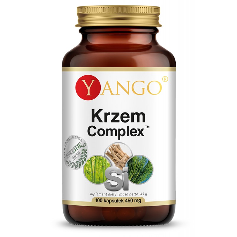 YANGO Krzem Complex (Zdrowie Kości, Stawów, Włosów i Paznokci) 90 Kapsułek wegetariańskch