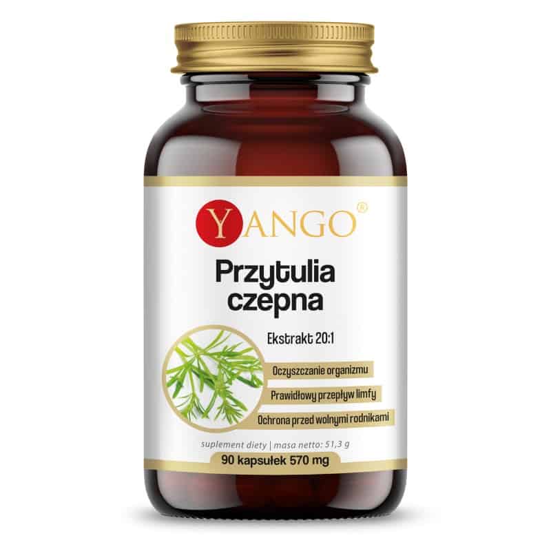 YANGO Przytulia czepna 90 Kapsułek